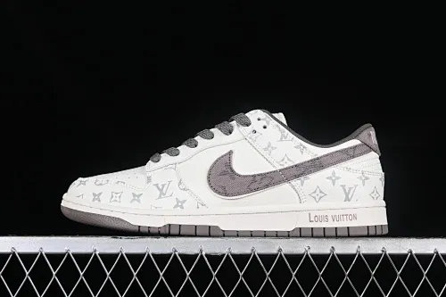 All categories Nk SB Dunk Series Nk SB Dunk Low High-end customized low-top sneakers LV x Nk Dunk Low joint model Louis Vuitton-Beige Starry SB low-top casual sneakers FC1688-131
